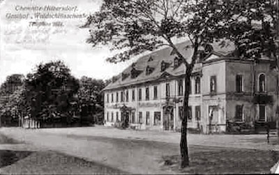 Das Waldschlchen in Hilbersdorf um 1919